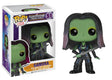 Funko Pop! Marvel Guardians of the Galaxy Gamora figure with detailed costume and green skin, collectible toy from Shak's Pop Shop