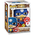 Funko Pop! Marvel Infinity Warps Soldier Supreme glow figure, Walgreens exclusive, collectible toy from Shak's Pop Shop.
