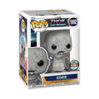 Funko Pop! Marvel Thor Love and Thunder Gorr the God Butcher figure with box imperfection, collectible vinyl toy, specialty series exclusive