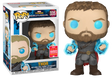 Funko Pop! Marvel Thor Odin Force figure from 2018 Summer Convention, featuring Thor with glowing Odin Force power.
