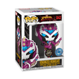 Funko Pop! Marvel Venomized Ironheart glow chase figure with detailed design, exclusive to PIAB, featuring vibrant colors and dynamic pose.