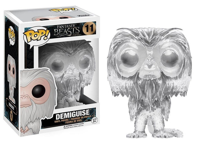 Funko Pop! Movies: Fantastic Beasts Demiguise (Invisible) collectible figure by Shak's Pop Shop, showcasing the mysterious magical creature.