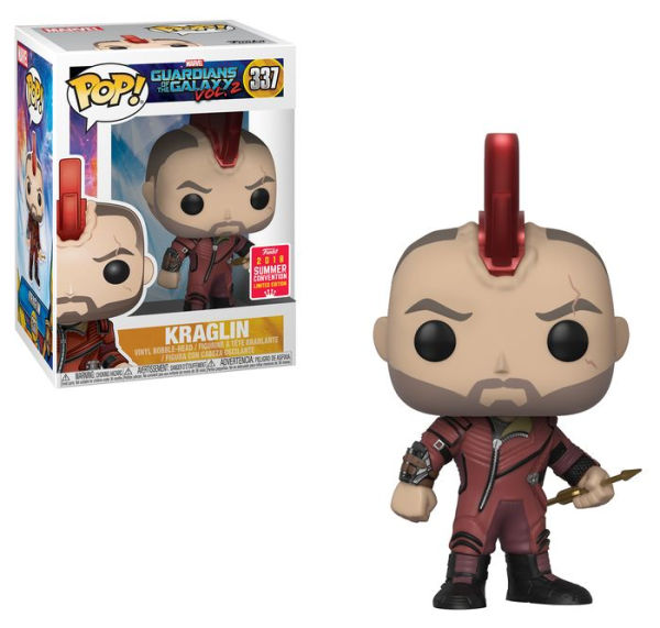 Funko Pop! figure of Kraglin from Guardians of the Galaxy Vol 2, 2018 Summer Convention Exclusive, collectible toy, detailed character design