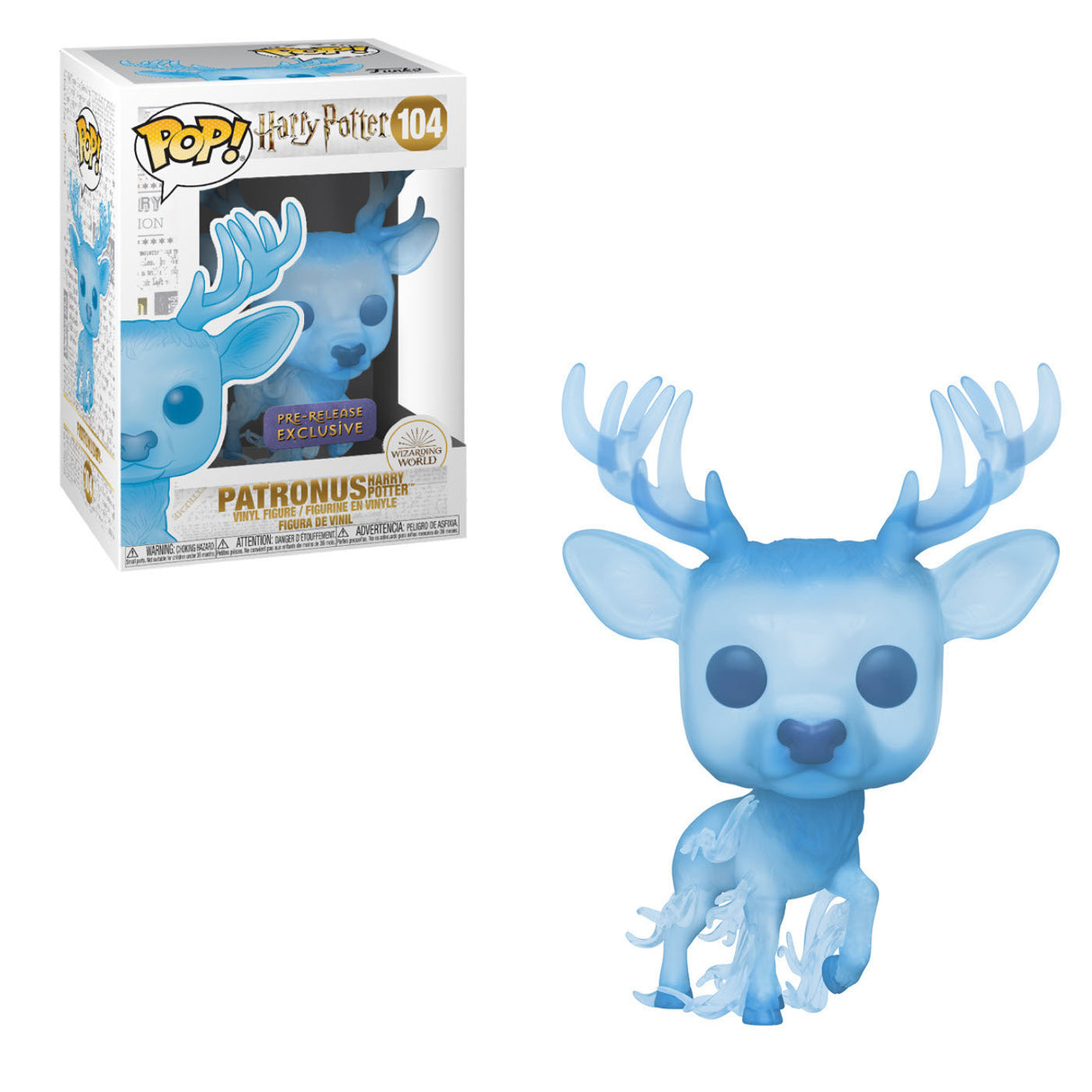 Funko Pop! Harry Potter Patronus Harry Potter figure from the Movies series, featuring Harry with his Patronus charm, collectible toy.