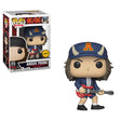Funko Pop! Rocks ACDC Angus Young figure with devil hat and Chase edition, collectible vinyl toy with iconic rock band style.