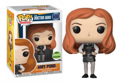 Funko Pop! Television Doctor Who Amy Pond figure, 2018 Spring Convention Shared Exclusive, with detailed figure inside box
