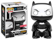 Funko Pop! Heros Negative Batman figure, Target exclusive, featuring Batman in a dark, stylized design from Shak's Pop Shop.