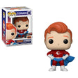 Funko Pop! figure of Conan O'Brien in Super Suit, an EB Games exclusive, from the Icons: Conan collection, displayed in a collectible box.