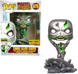 Marvel Zombies Silver Surfer Funko Pop! figure, Hot Topic exclusive, with detailed comic-style design and metallic silver finish.