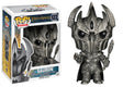 Funko Pop! figure of Sauron from Lord of the Rings with minor box imperfection, displayed on a plain background.