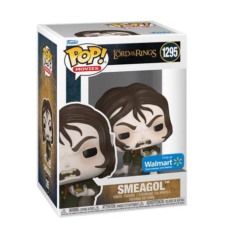 Funko Pop! figure of Smeagol from The Lord of the Rings, featuring detailed design, in a collectible toy packaging.