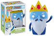 Funko Pop! figure of Ice King from Adventure Time, collectible toy by Shak's Pop Shop, featuring detailed character design.