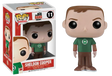 Funko Pop! figure of Sheldon Cooper from The Big Bang Theory, displayed with signature clothing and hairstyle.