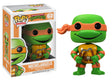 Damaged Teenage Mutant Ninja Turtles Michelangelo Funko Pop! figure from Shak's Pop Shop, featuring the popular turtle character.