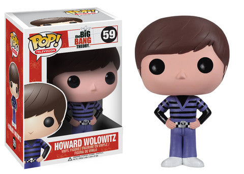 Funko Pop! figure of Howard Wolowitz from The Big Bang Theory, a collectible toy by Shak's Pop Shop.