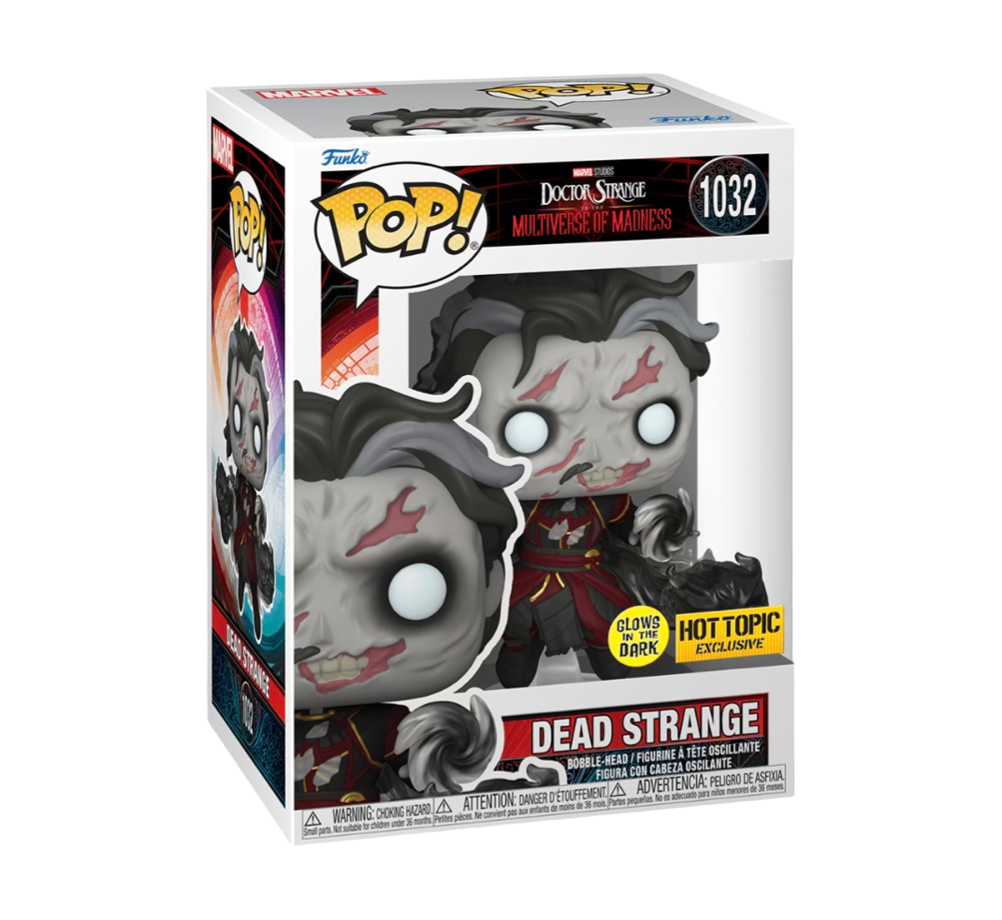 Funko Pop! Marvel: Doctor Strange Multiverse Of Madness: Zombie Doctor Strange (Glow) (Hot Topic Exclusive) (Box Imperfection)