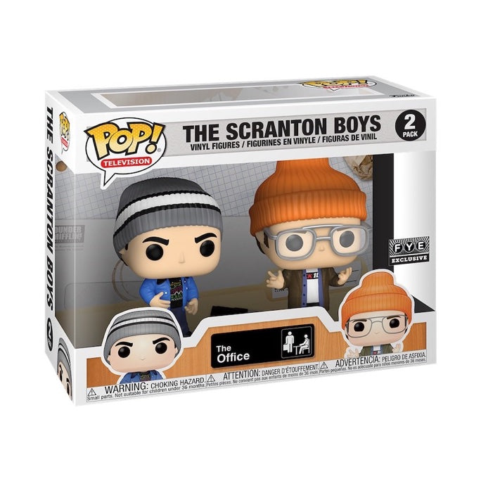 Funko Pop! Television: The Office: The Scranton Boys (2 Pack) (FYE Exclusive) (Box Imperfection)