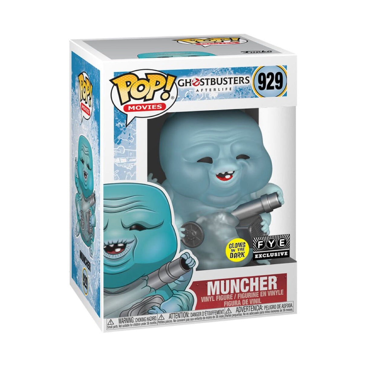 Funko Pop! Movies: Ghostbusters: Muncher Glow In The Dark (FYE Exclusive) (Box Imperfection)