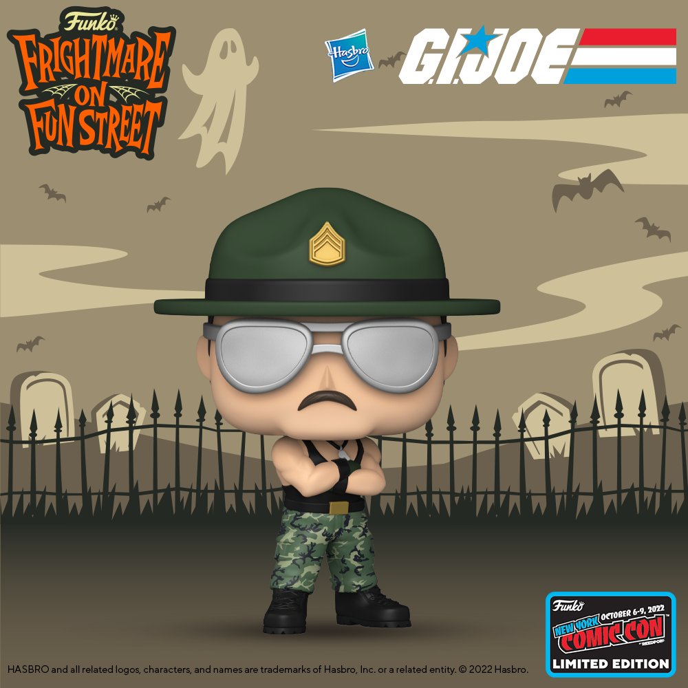 Funko Pop! Retro Toys: G.I Joe: Sergeant Slaughter (2022 NYCC Con Sticker)