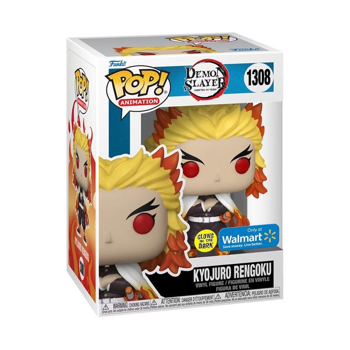 Funko Pop! Animation: Demon Slayer: Kyojuro Rengoku (Glow) (Walmart Exclusive)